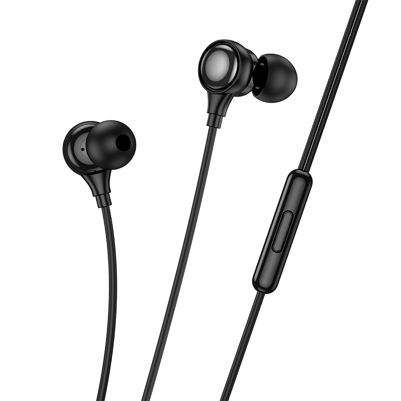 Hoco 3.5 Jack Universal Earphones with Microphone M116 – Black